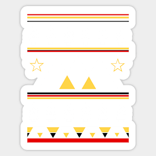 Wanderlust Christmas Pattern Sticker